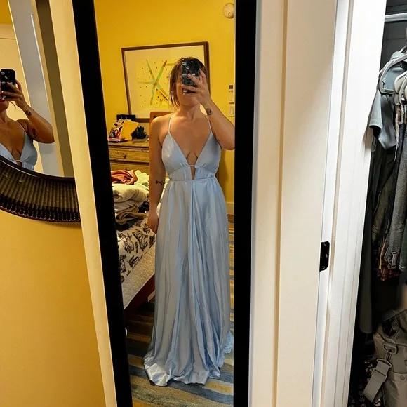 REVOLVE Willow Gown in Light Blue